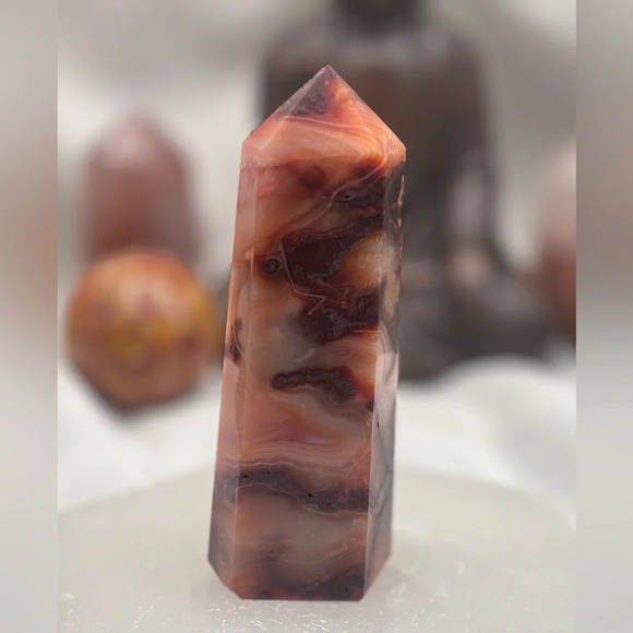 Jewelry - Carnelian Tower: Vitality and Creativity
